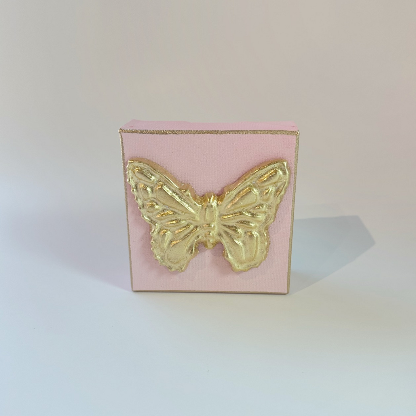 4x4 Canvas - Butterfly Intaglio