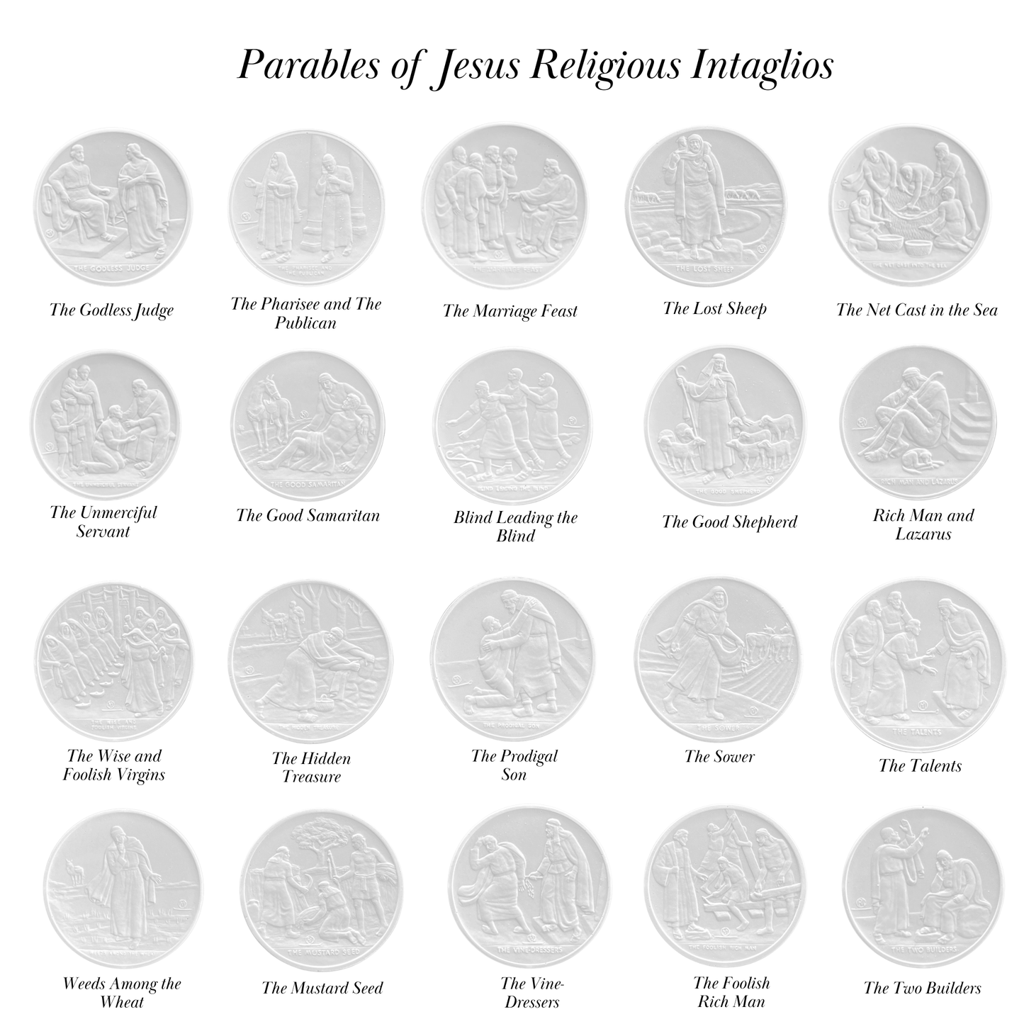 Parables of Jesus Intaglios