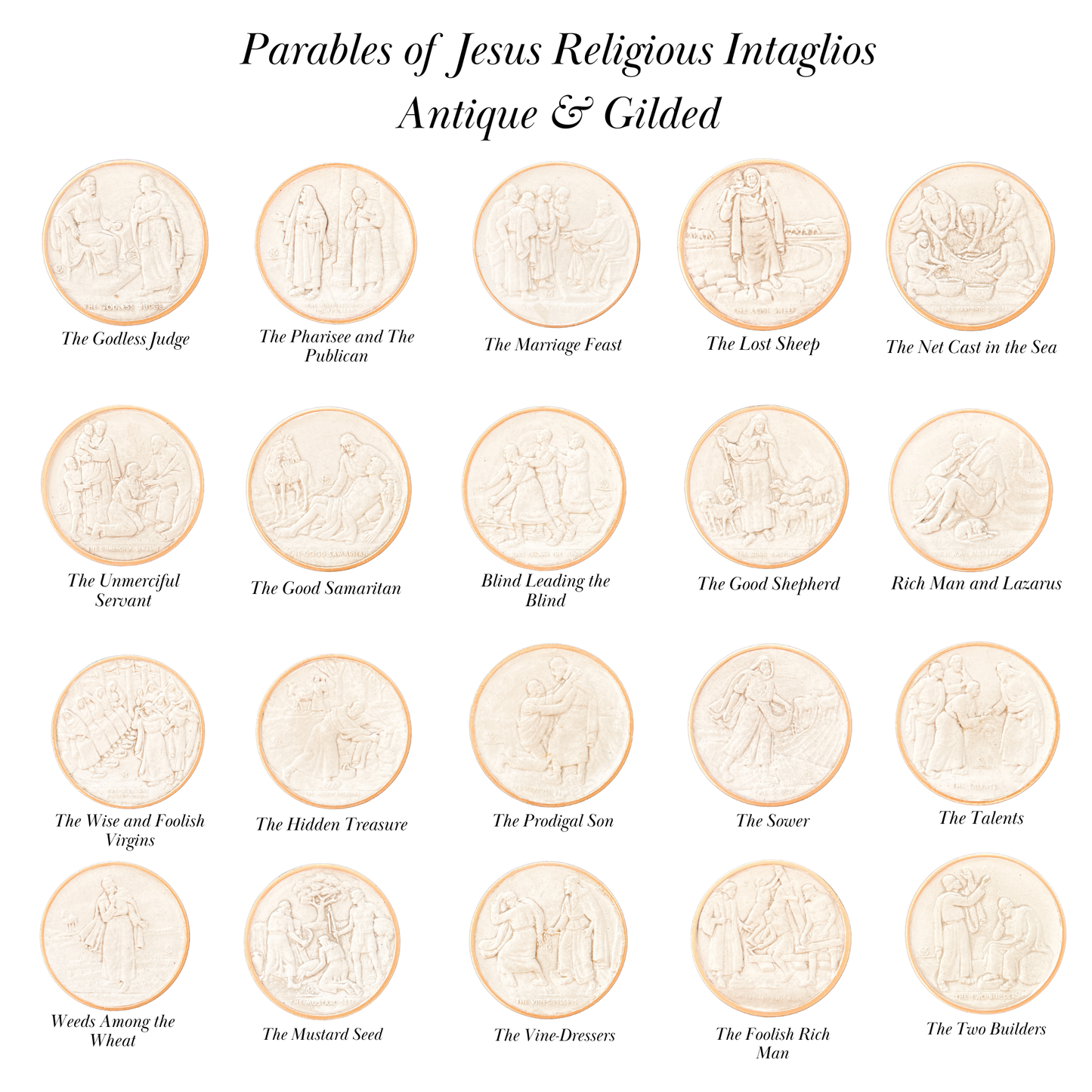 Parables of Jesus Intaglios