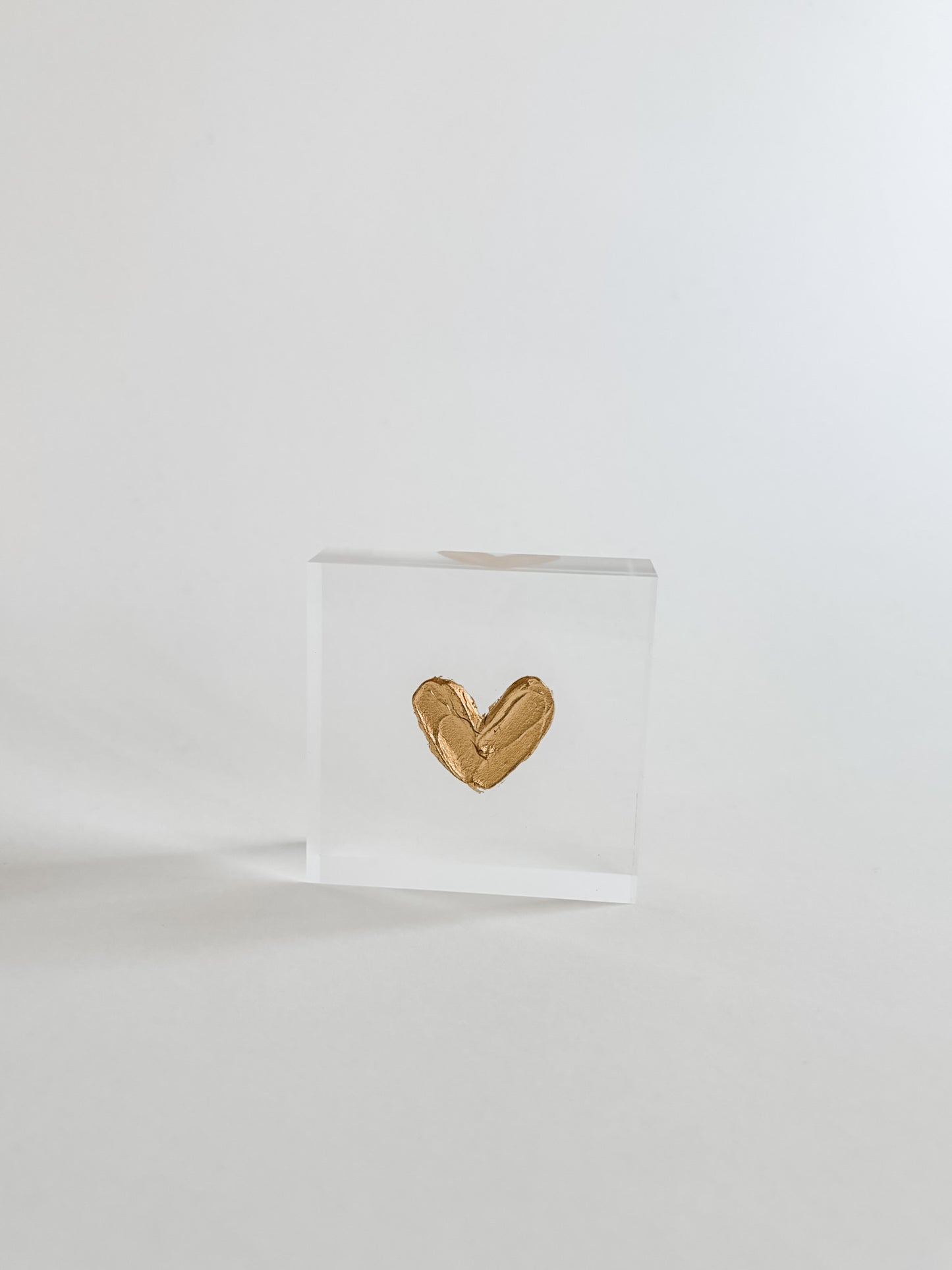 3x3 Acrylic - Single Painted Heart