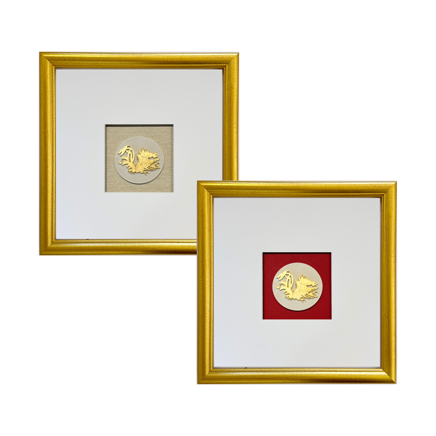 12x12 Framed USC Gamecock Intaglio – Handmade University of South Carolina Gift for Graduates or Alumni