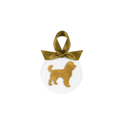 Gold Leaf Dog Breed Acrylic Ornament