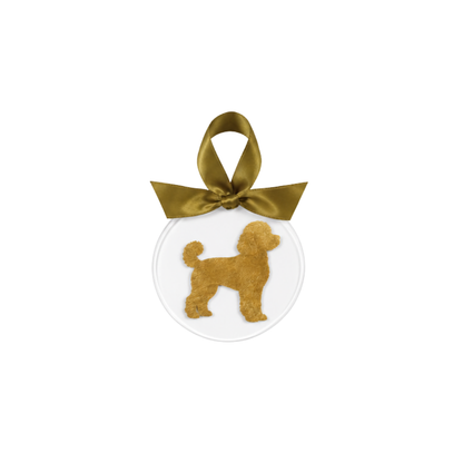 Gold Leaf Dog Breed Acrylic Ornament