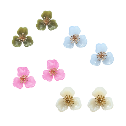Trillium Stud Earrings