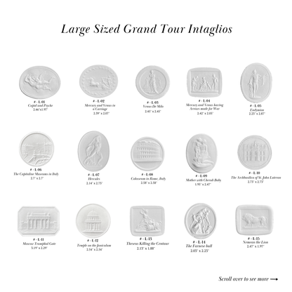 Large Size Grand Tour Intaglios