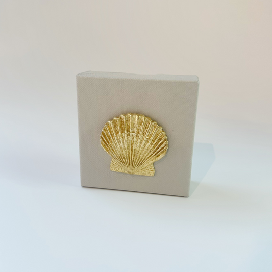 4x4 Canvas - Seashell Intaglio