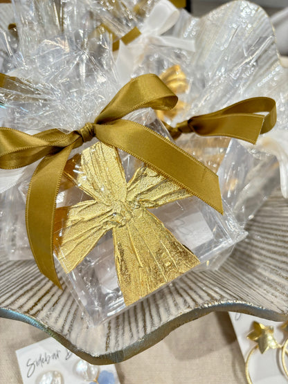3x3 Wide Gold Cross Acrylic