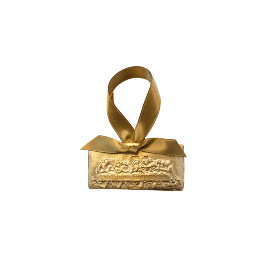 Last Supper in Gold Ornament