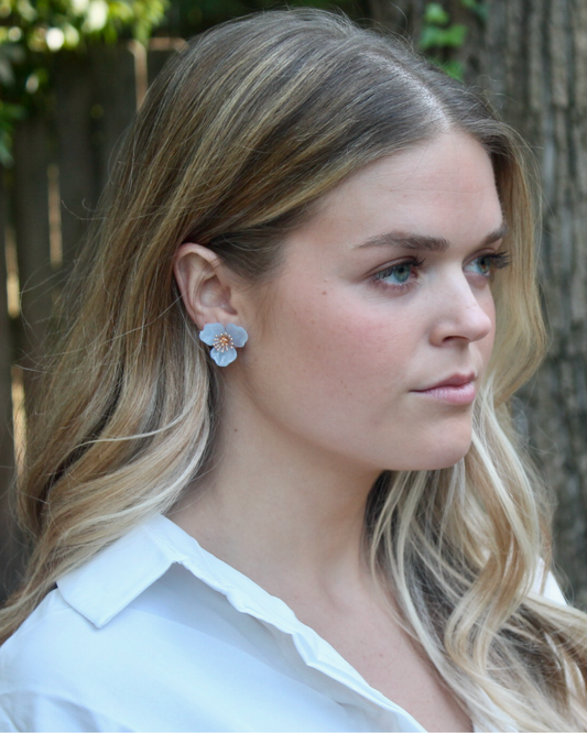 Trillium Stud Earrings