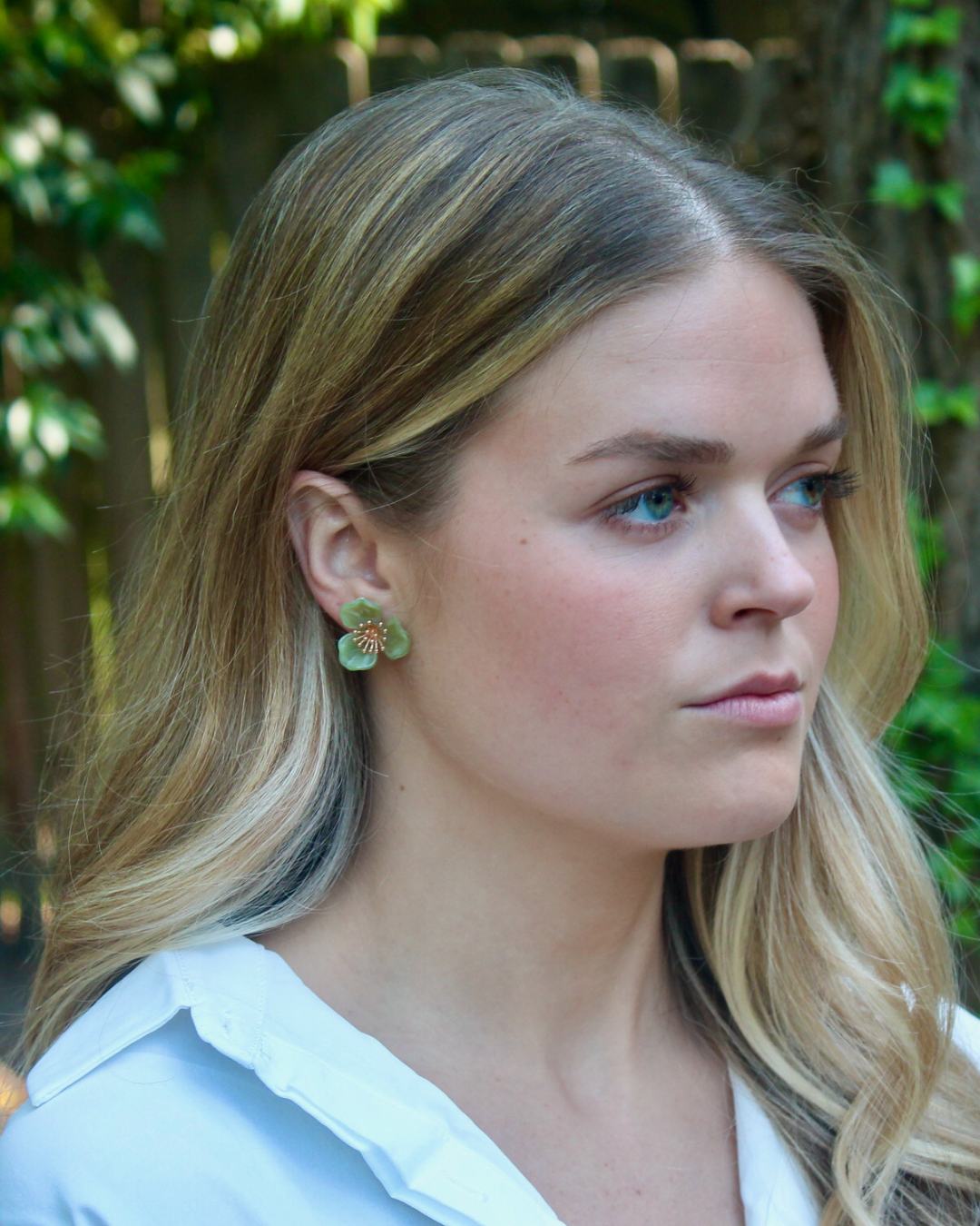 Trillium Stud Earrings