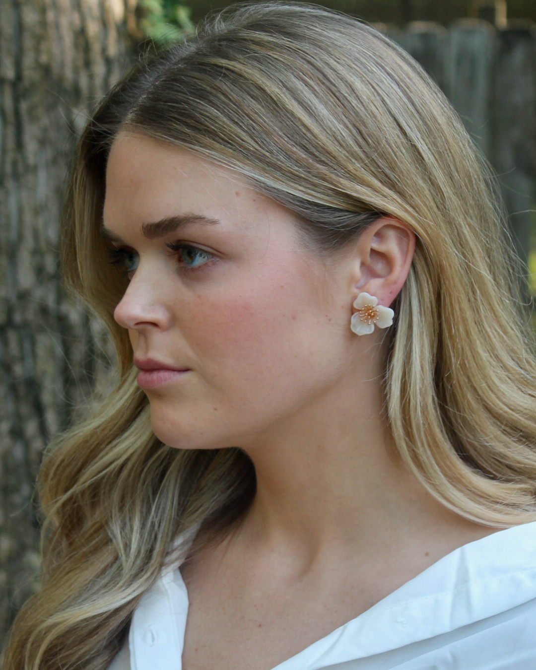 Trillium Stud Earrings