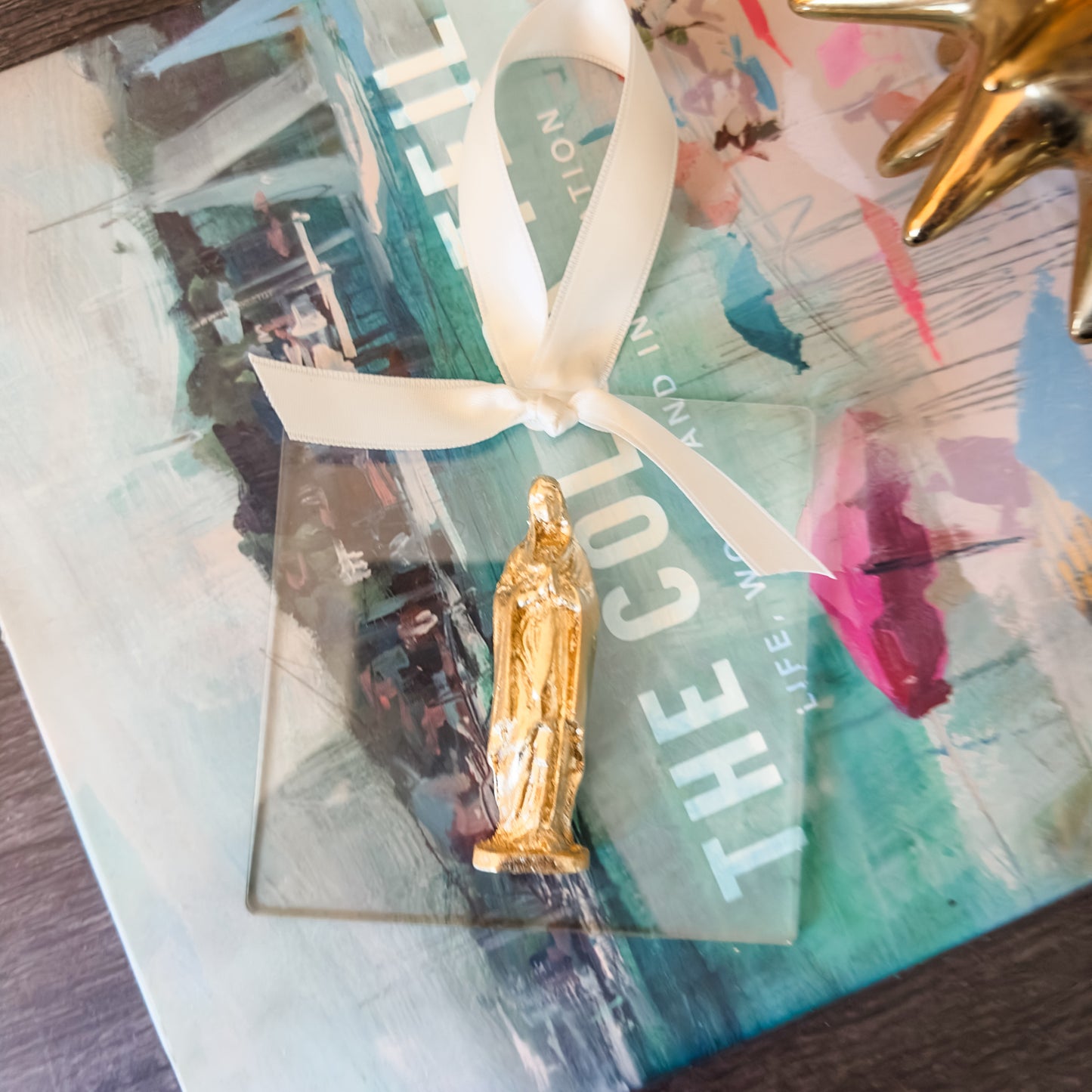 Mother Mary on Acrylic Ornament