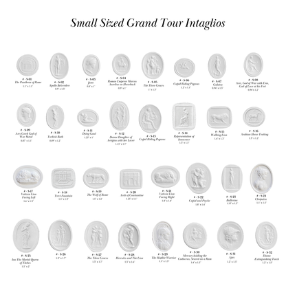 Small Sized Grand Tour Intaglios