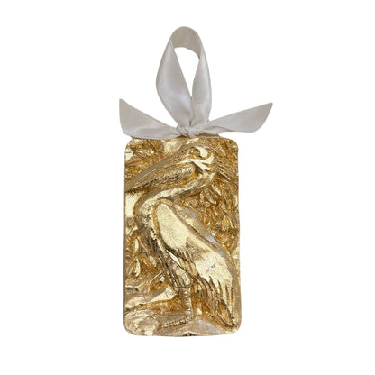 Gold Leaf Pelican Ornament