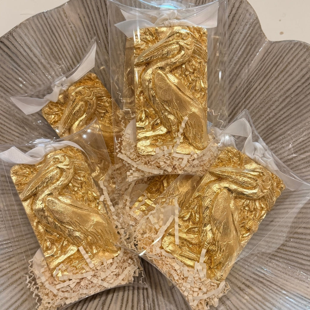 Gold Leaf Pelican Ornament